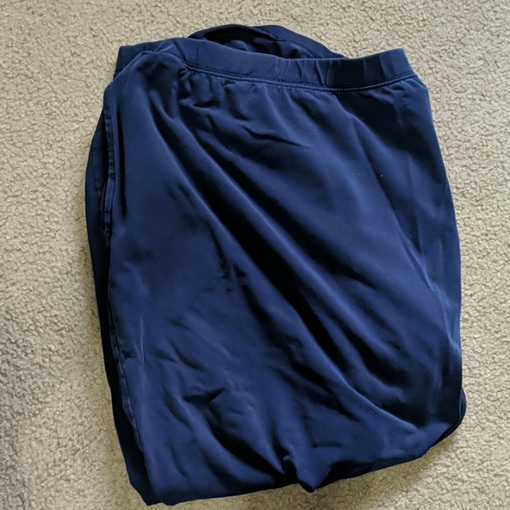 Blue capris